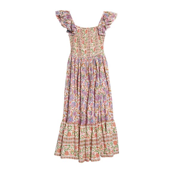 Mille Olympia Smocked Midi Dress in Avignon Floral - Picture 6 of 12